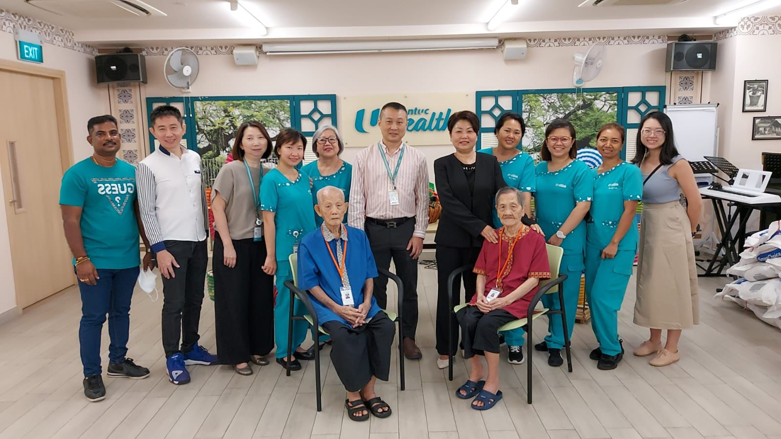 Donation of Groceries to NTUC Health Centre